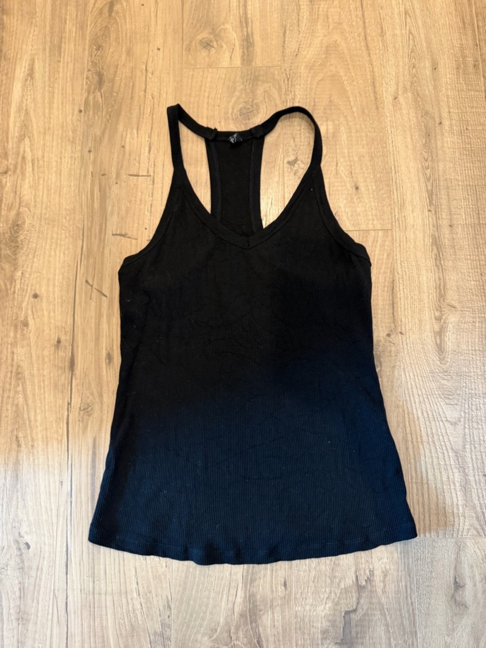 Black Racerback Tank Top - Women